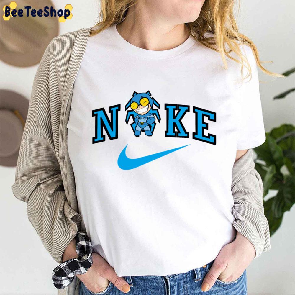 Chibi Blue Beetle Nike Beeteeshop Trending Unisex T-Shirt Chibi Blue Beetle Nike Beeteeshop Trending Unisex T-Shirt