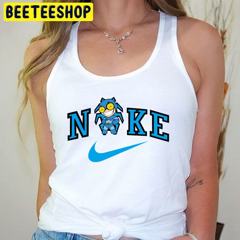 Chibi Blue Beetle Nike Beeteeshop Trending Unisex T-Shirt Chibi Blue Beetle Nike Beeteeshop Trending Unisex T-Shirt