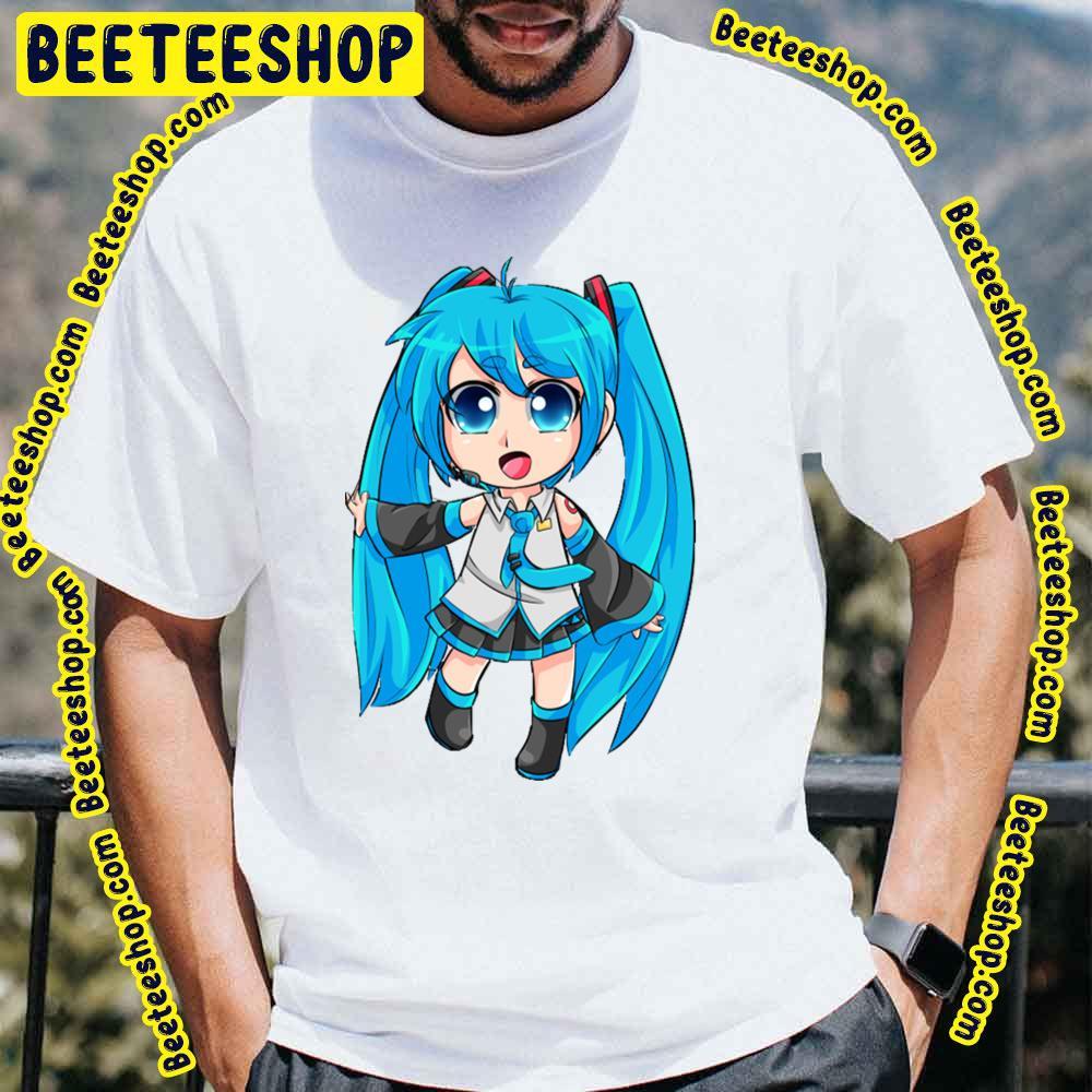 Chibi Sing Hatsune Miku Vocaloid Beeteeshop Trending Unisex T-Shirt Chibi Sing Hatsune Miku Vocaloid Beeteeshop Trending Unisex T-Shirt