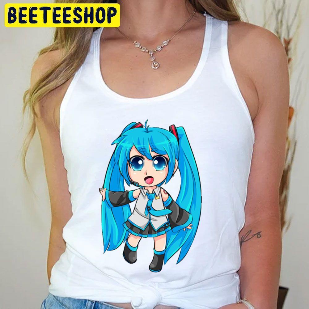 Chibi Sing Hatsune Miku Vocaloid Beeteeshop Trending Unisex T-Shirt Chibi Sing Hatsune Miku Vocaloid Beeteeshop Trending Unisex T-Shirt