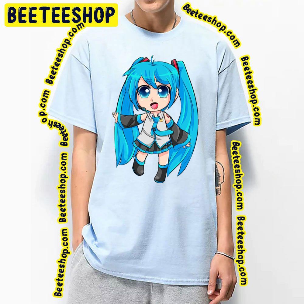 Chibi Sing Hatsune Miku Vocaloid Beeteeshop Trending Unisex T-Shirt Chibi Sing Hatsune Miku Vocaloid Beeteeshop Trending Unisex T-Shirt