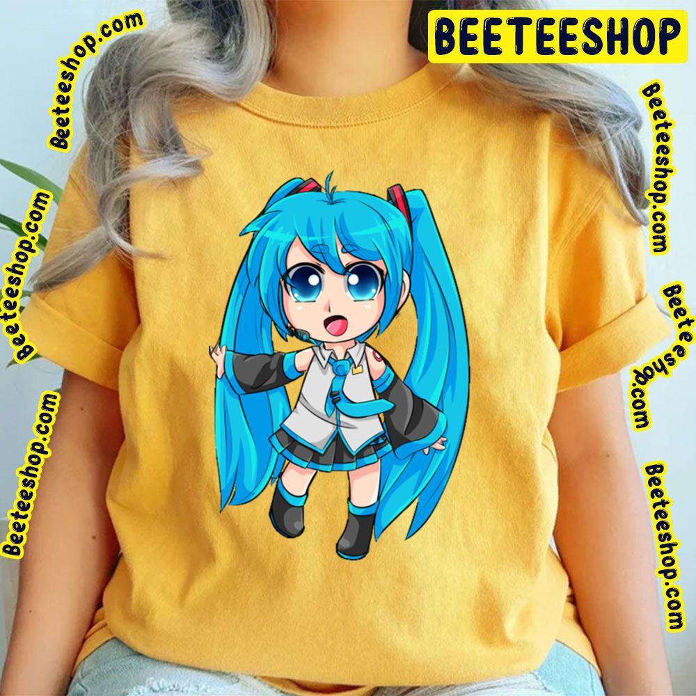 Chibi Sing Hatsune Miku Vocaloid Beeteeshop Trending Unisex T-Shirt Chibi Sing Hatsune Miku Vocaloid Beeteeshop Trending Unisex T-Shirt