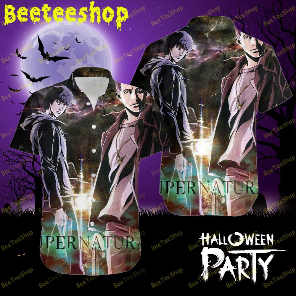 Chibi Supernatural Halloween Beeteeshop Hawaii Shirt Chibi Supernatural Halloween Beeteeshop Hawaii Shirt