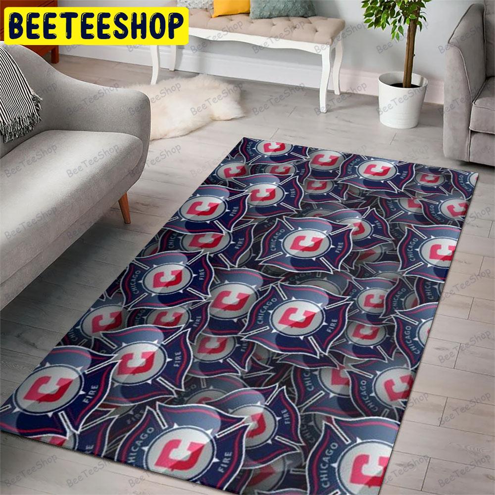Chicago Fire 23 American Sports Teams Beeteeshop Rug Rectangle Chicago Fire 23 American Sports Teams Beeteeshop Rug Rectangle