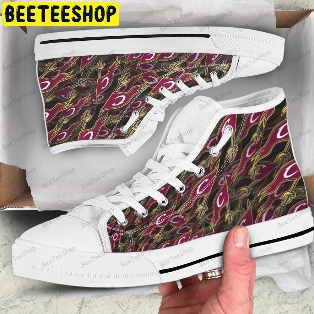Cleveland Cavilers 23 American Sports Teams Adults High Top Canvas Shoes Cleveland Cavilers 23 American Sports Teams Adults High Top Canvas Shoes