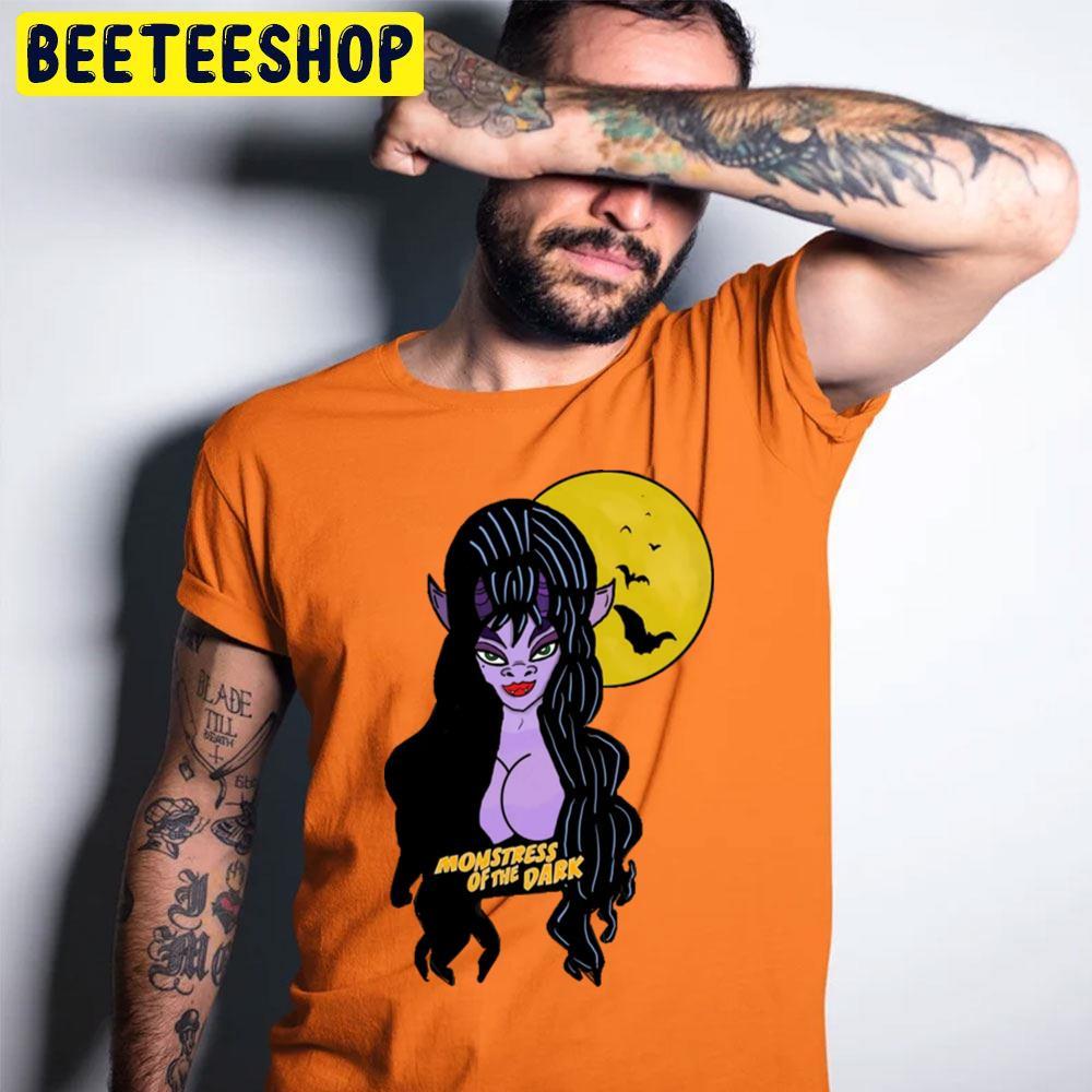 Color Monstress Elvira Mistress Of The Dark Happy Halloween Beeteeshop Trending Unisex T-Shirt Color Monstress Elvira Mistress Of The Dark Happy Halloween Beeteeshop Trending Unisex T-Shirt