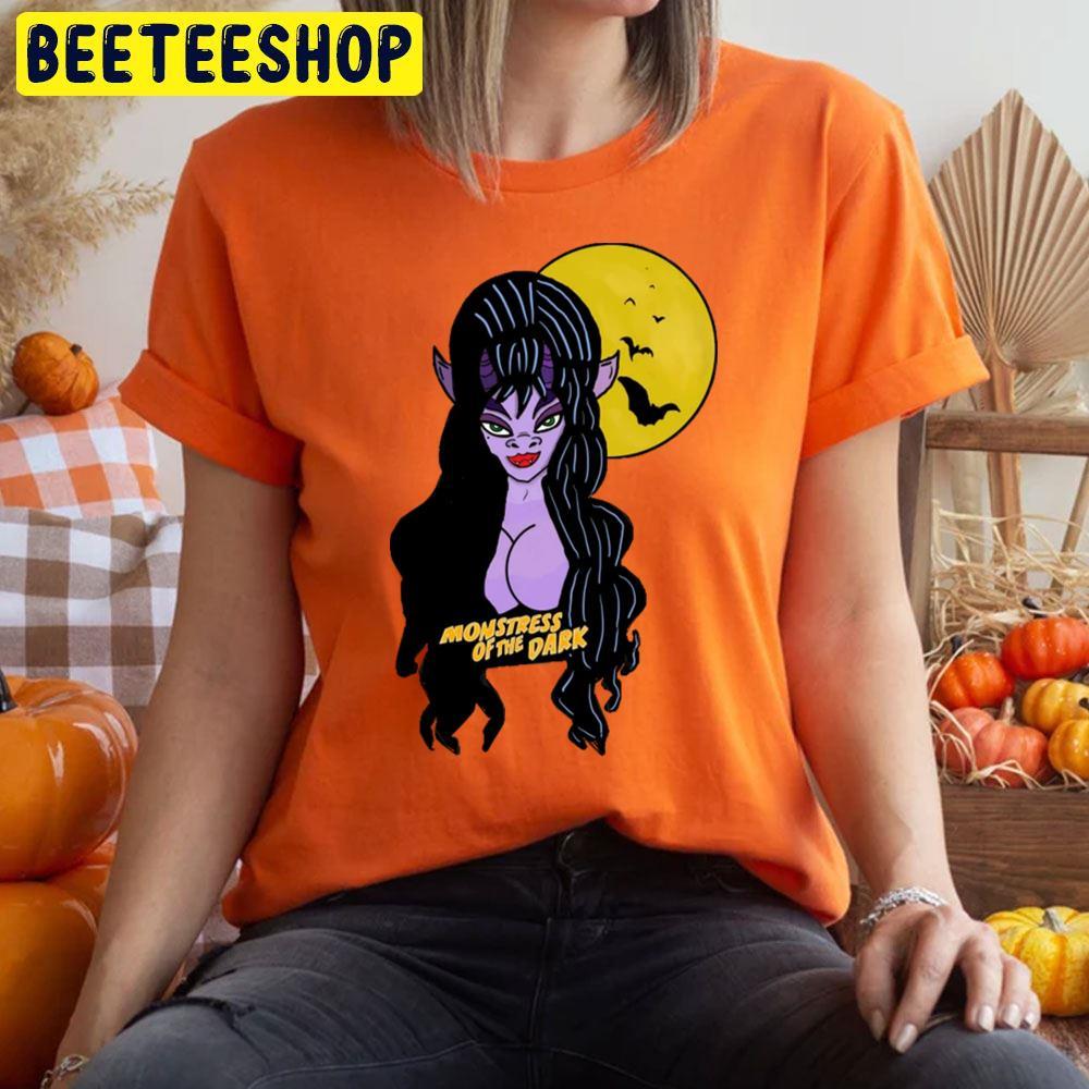 Color Monstress Elvira Mistress Of The Dark Happy Halloween Beeteeshop Trending Unisex T-Shirt Color Monstress Elvira Mistress Of The Dark Happy Halloween Beeteeshop Trending Unisex T-Shirt