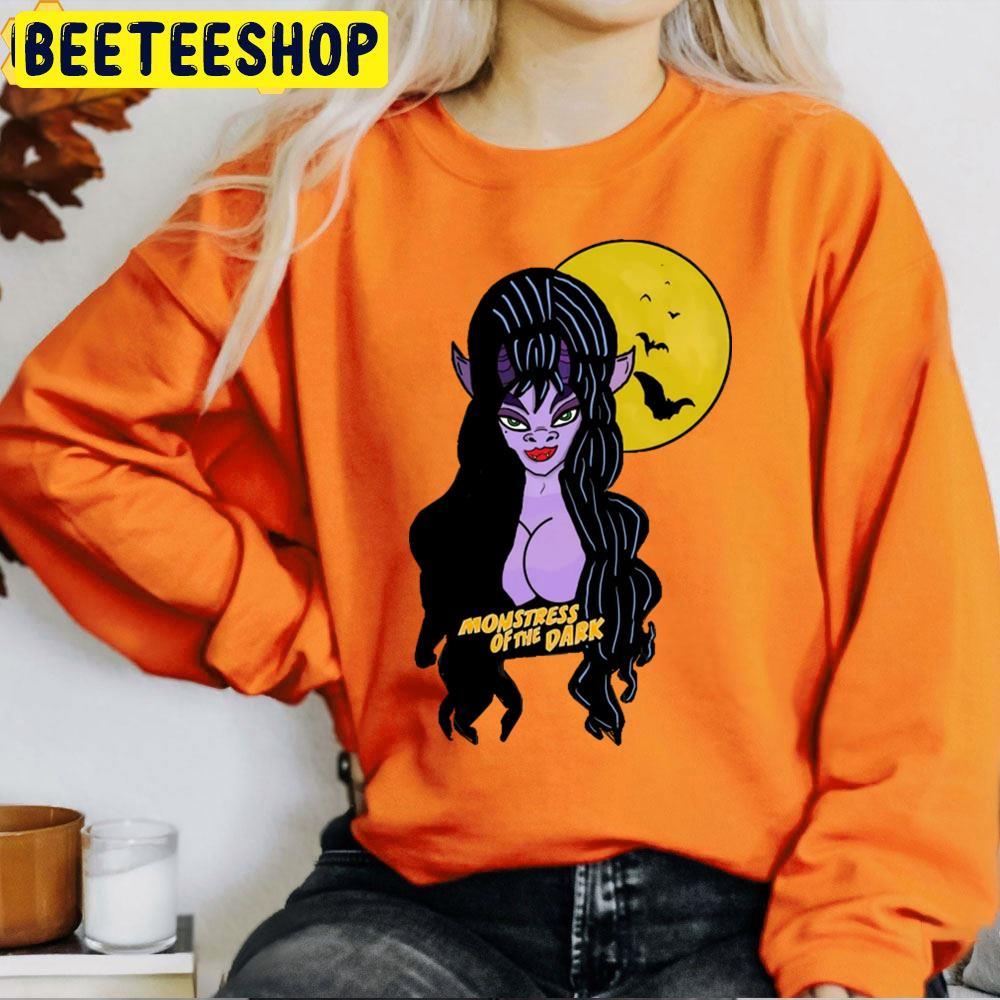 Color Monstress Elvira Mistress Of The Dark Happy Halloween Beeteeshop Trending Unisex T-Shirt Color Monstress Elvira Mistress Of The Dark Happy Halloween Beeteeshop Trending Unisex T-Shirt