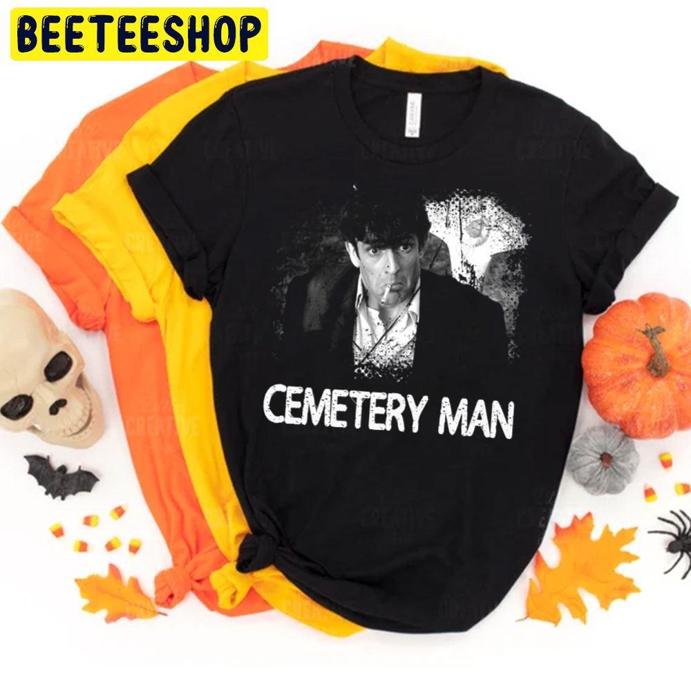 Comedy Horror Film Dellamorte Dellamore Happy Halloween Beeteeshop Trending Unisex T-Shirt Comedy Horror Film Dellamorte Dellamore Happy Halloween Beeteeshop Trending Unisex T-Shirt