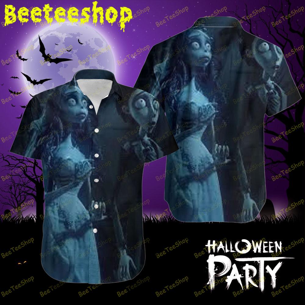 Couple Look Corpse Bride Halloween Beeteeshop Hawaii Shirt Couple Look Corpse Bride Halloween Beeteeshop Hawaii Shirt