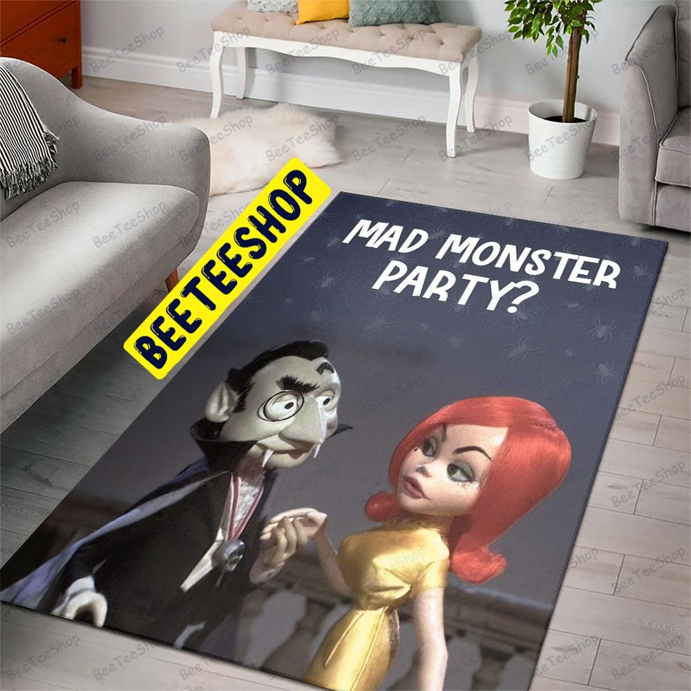 Couple Mad Monster Party Halloween Beeteeshop Rug Rectangle Couple Mad Monster Party Halloween Beeteeshop Rug Rectangle