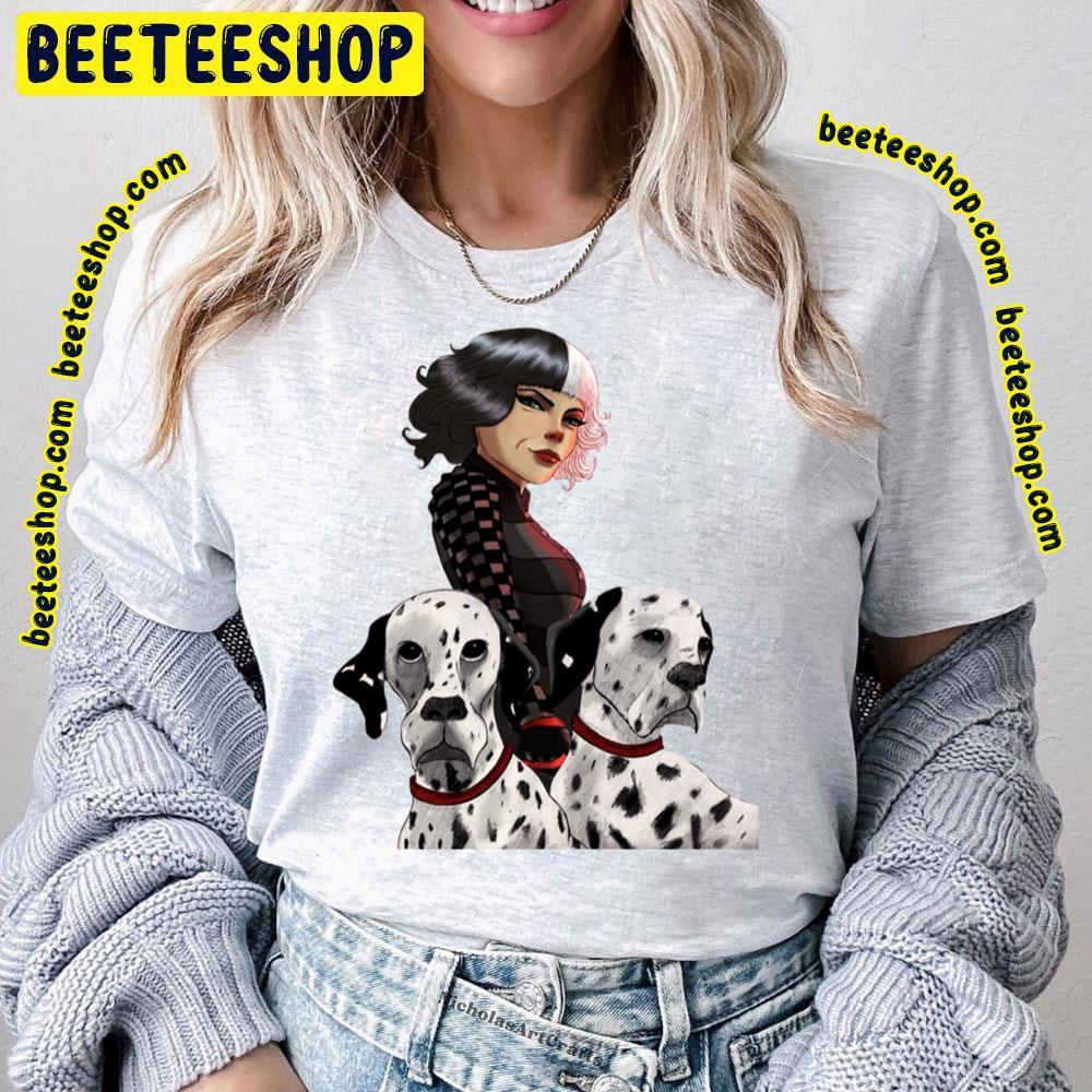 Cruella 101 Dalmatian Beeteeshop Trending Unisex T-Shirt Cruella 101 Dalmatian Beeteeshop Trending Unisex T-Shirt