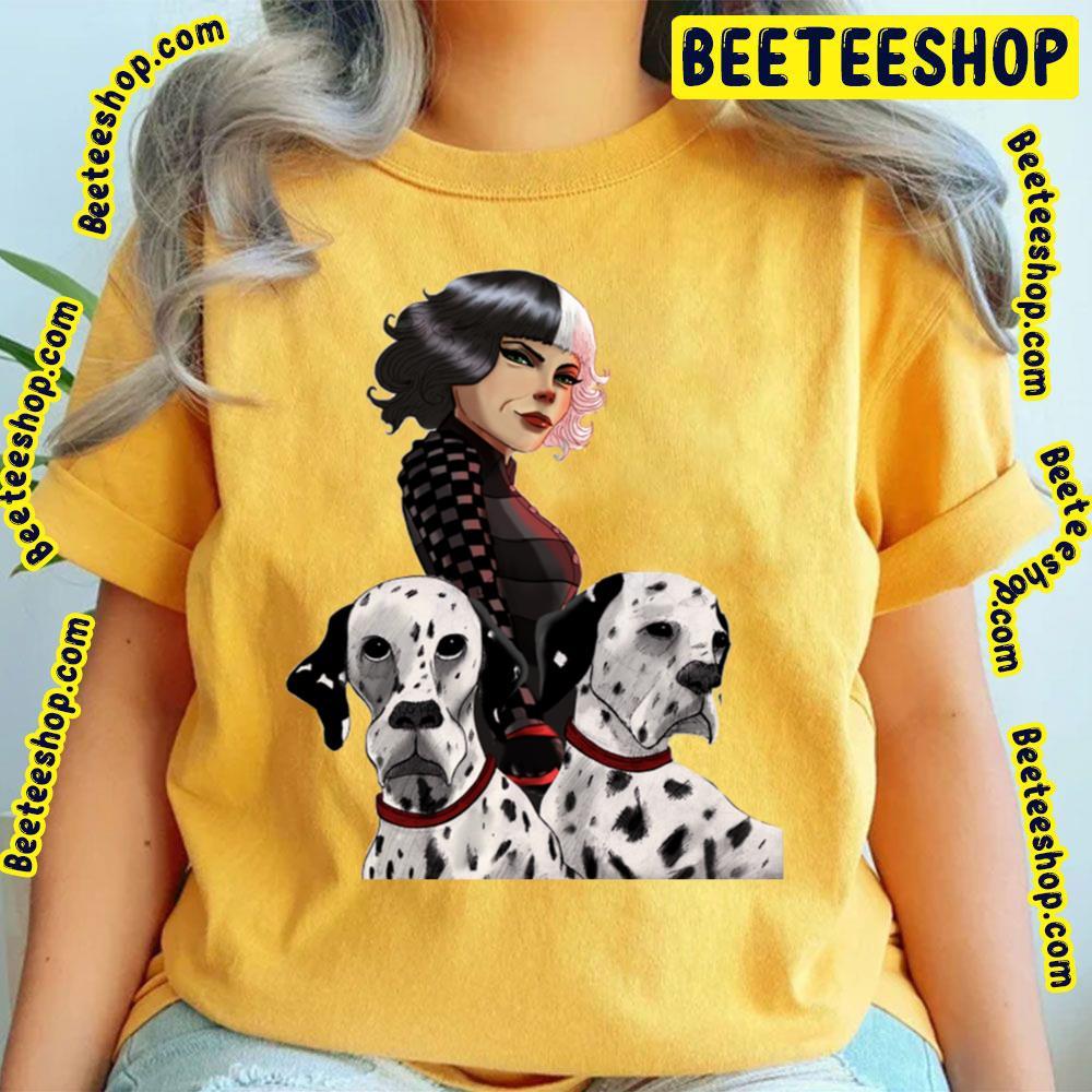 Cruella 101 Dalmatian Beeteeshop Trending Unisex T-Shirt Cruella 101 Dalmatian Beeteeshop Trending Unisex T-Shirt
