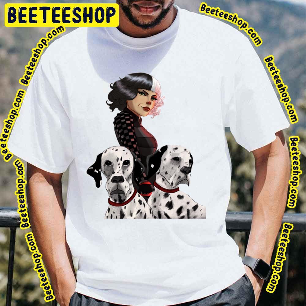 Cruella 101 Dalmatian Beeteeshop Trending Unisex T-Shirt Cruella 101 Dalmatian Beeteeshop Trending Unisex T-Shirt