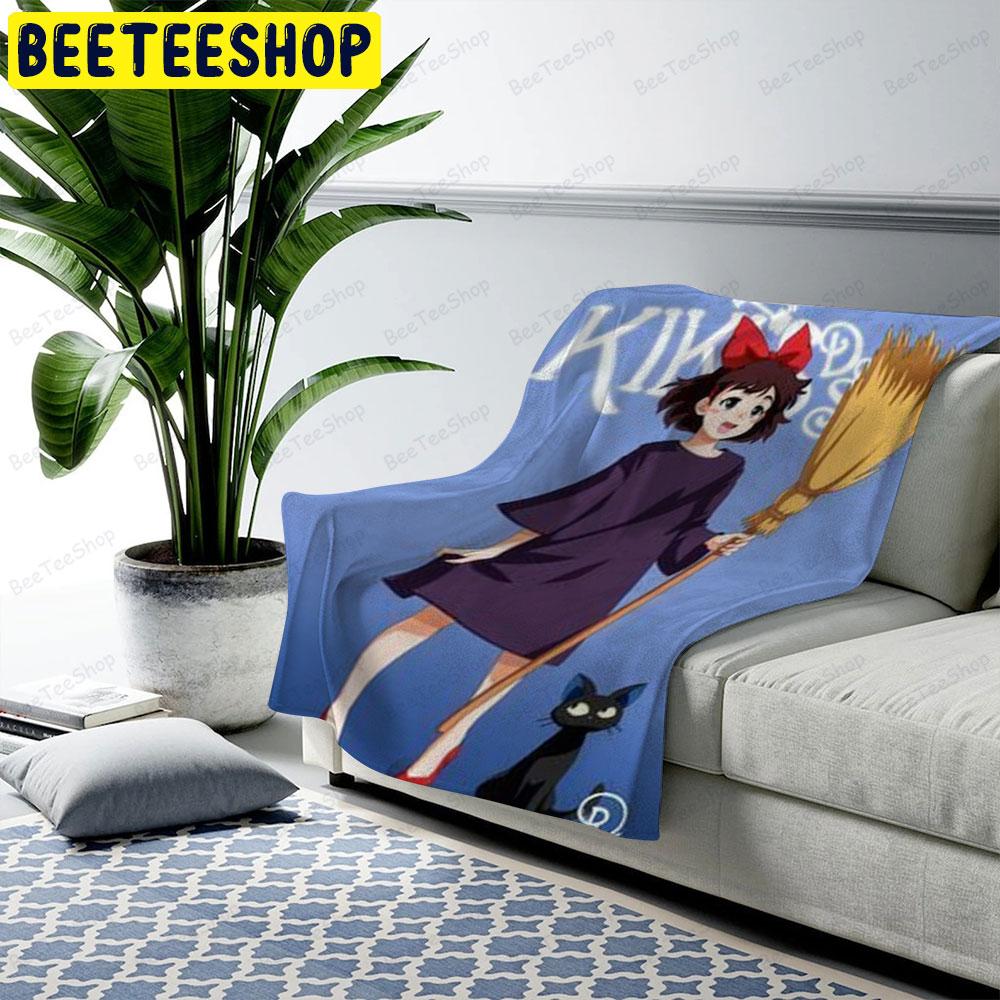 Cute Kiki's Delivery Service Halloween Beeteeshop US Cozy Blanket Cute Kiki's Delivery Service Halloween Beeteeshop US Cozy Blanket