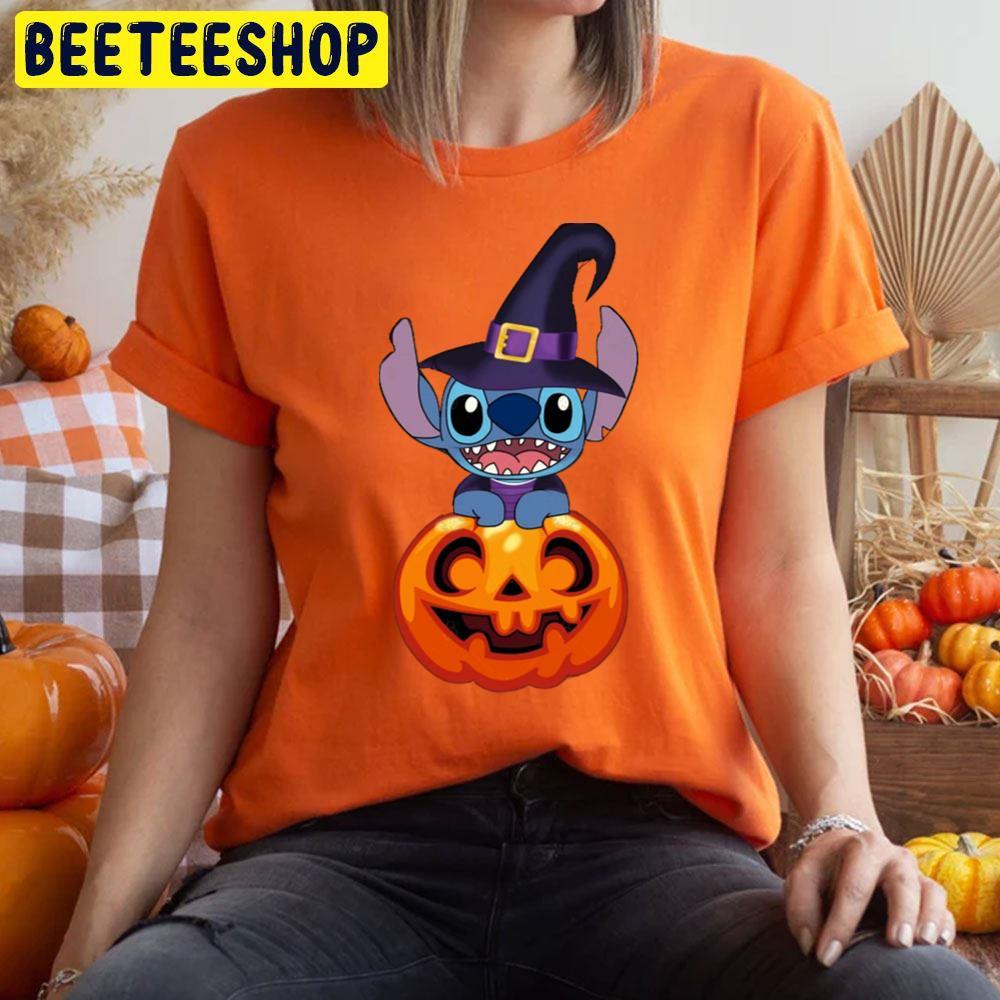 Cute Stitch Pumpkin Halloween Beeteeshop Trending Unisex T-Shirt Cute Stitch Pumpkin Halloween Beeteeshop Trending Unisex T-Shirt