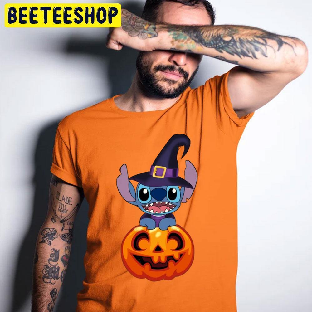 Cute Stitch Pumpkin Halloween Beeteeshop Trending Unisex T-Shirt Cute Stitch Pumpkin Halloween Beeteeshop Trending Unisex T-Shirt