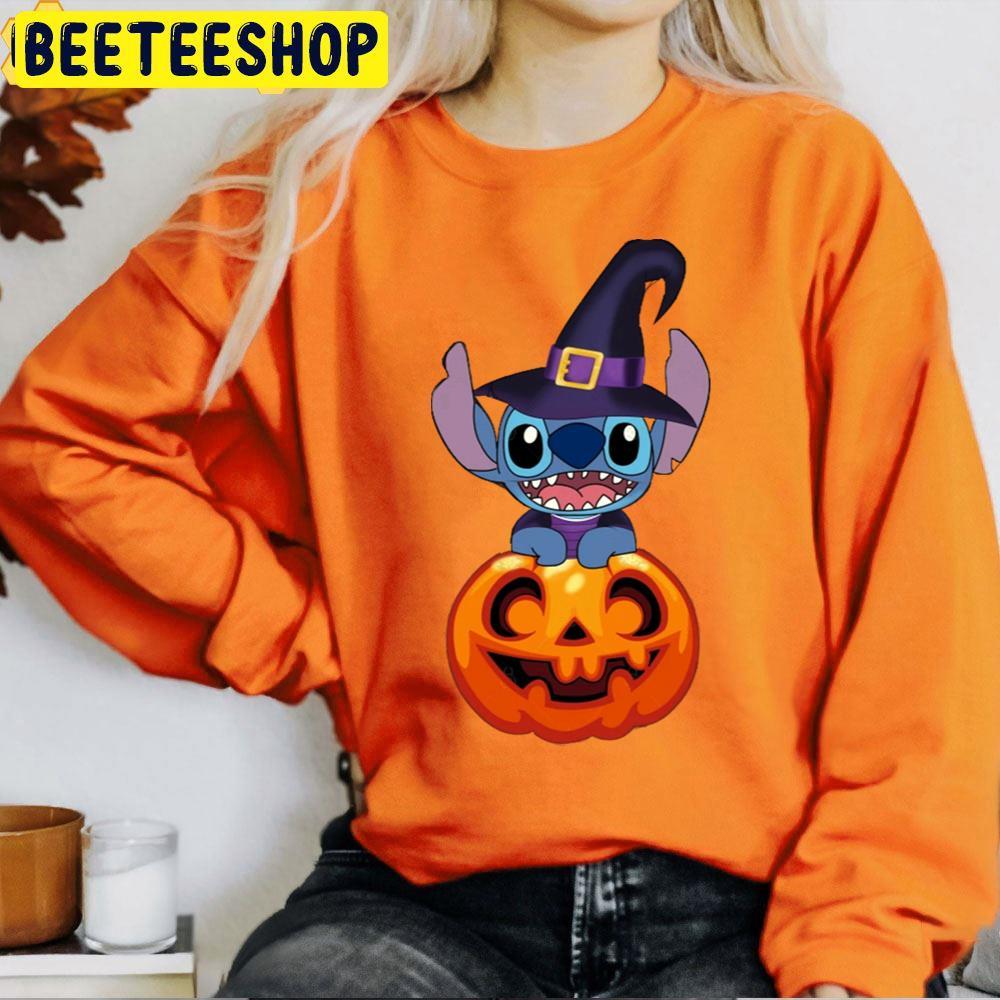 Cute Stitch Pumpkin Halloween Beeteeshop Trending Unisex T-Shirt Cute Stitch Pumpkin Halloween Beeteeshop Trending Unisex T-Shirt