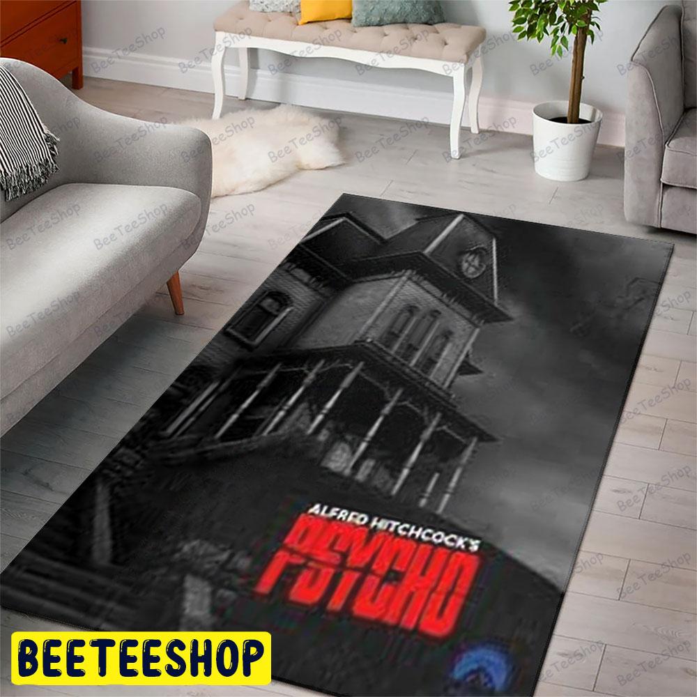 Dark House Psycho Halloween Beeteeshop Rug Rectangle Dark House Psycho Halloween Beeteeshop Rug Rectangle