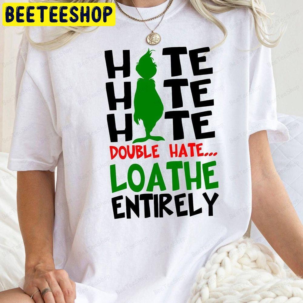 Double Hate Grinch Beeteeshop Trending Unisex T-Shirt Double Hate Grinch Beeteeshop Trending Unisex T-Shirt