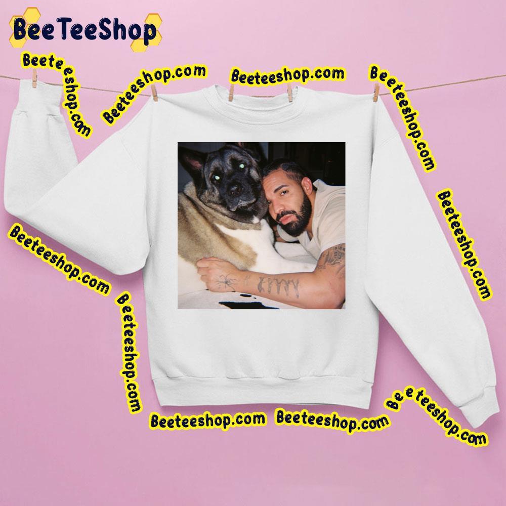 Drake With His Dog For All The Dogs Beeteeshop Trending Unisex T-Shirt Drake With His Dog For All The Dogs Beeteeshop Trending Unisex T-Shirt