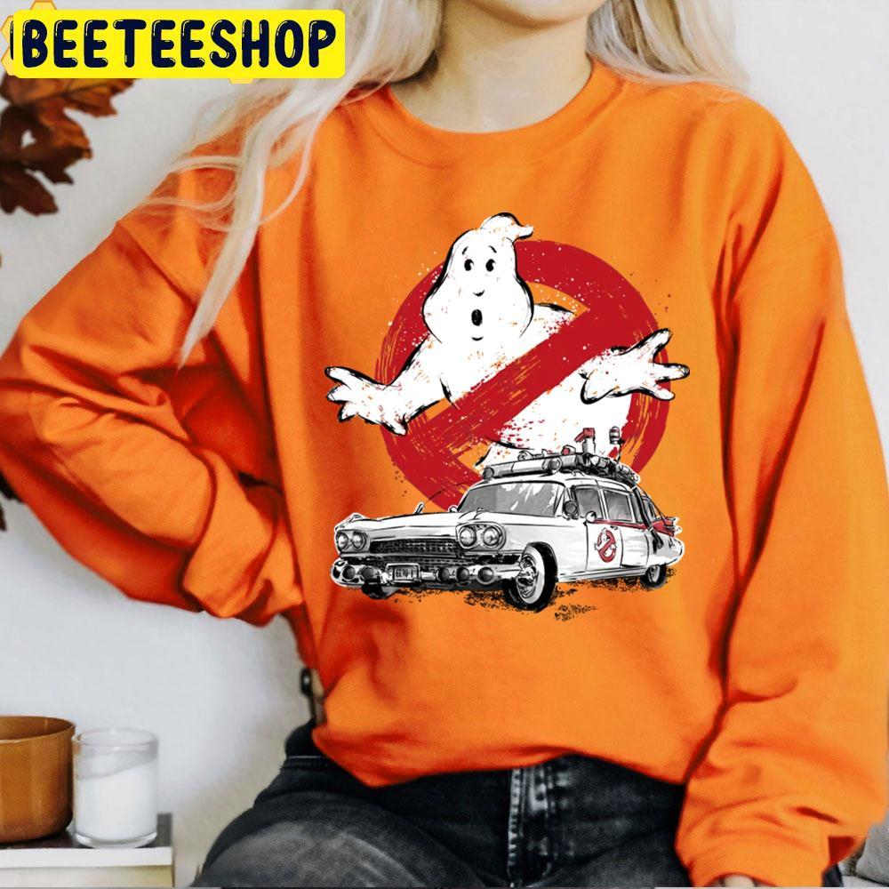 Ecto1 Sumie Ghostbusters Happy Halloween Beeteeshop Trending Unisex T-Shirt Ecto1 Sumie Ghostbusters Happy Halloween Beeteeshop Trending Unisex T-Shirt