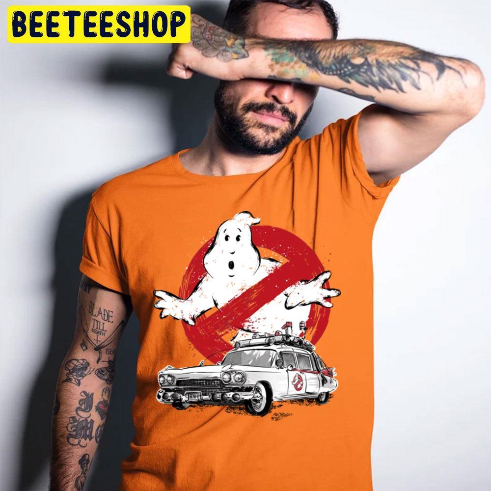 Ecto1 Sumie Ghostbusters Happy Halloween Beeteeshop Trending Unisex T-Shirt Ecto1 Sumie Ghostbusters Happy Halloween Beeteeshop Trending Unisex T-Shirt