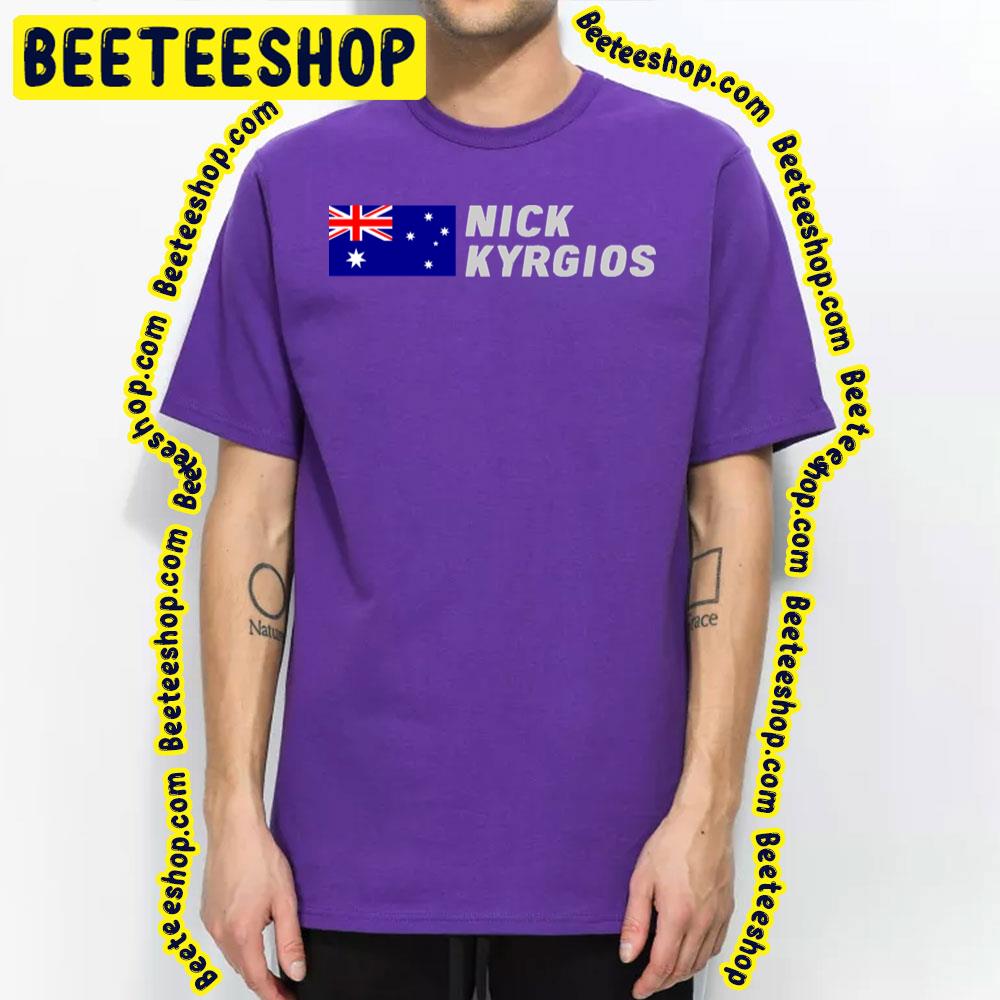 Flag Nick Kyrgios Trending Unisex T-Shirt Flag Nick Kyrgios Trending Unisex T-Shirt