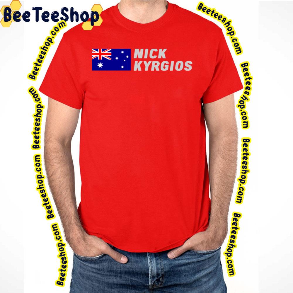 Flag Nick Kyrgios Trending Unisex T-Shirt Flag Nick Kyrgios Trending Unisex T-Shirt