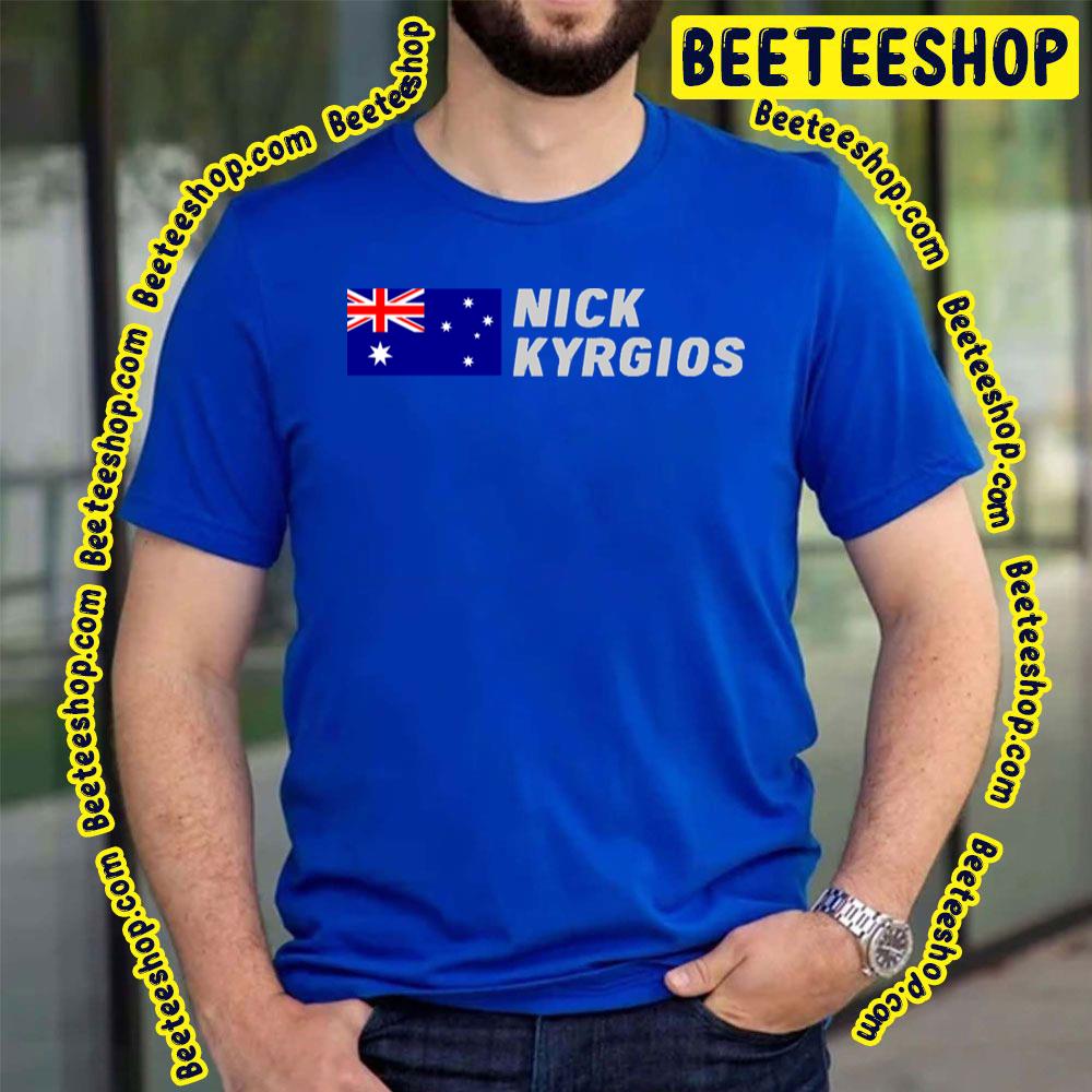 Flag Nick Kyrgios Trending Unisex T-Shirt Flag Nick Kyrgios Trending Unisex T-Shirt