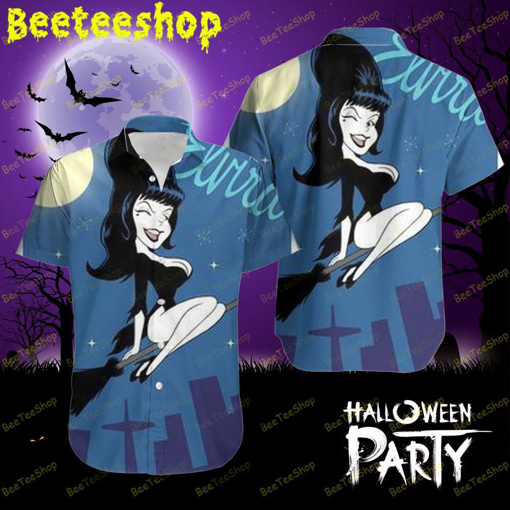Flying Elvira Mistress Of The Dark Halloween Beeteeshop Hawaii Shirt Flying Elvira Mistress Of The Dark Halloween Beeteeshop Hawaii Shirt