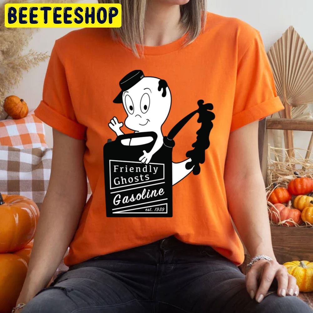 Friendly Ghosts Gasoline Casper Happy Halloween Beeteeshop Trending Unisex T-Shirt Friendly Ghosts Gasoline Casper Happy Halloween Beeteeshop Trending Unisex T-Shirt