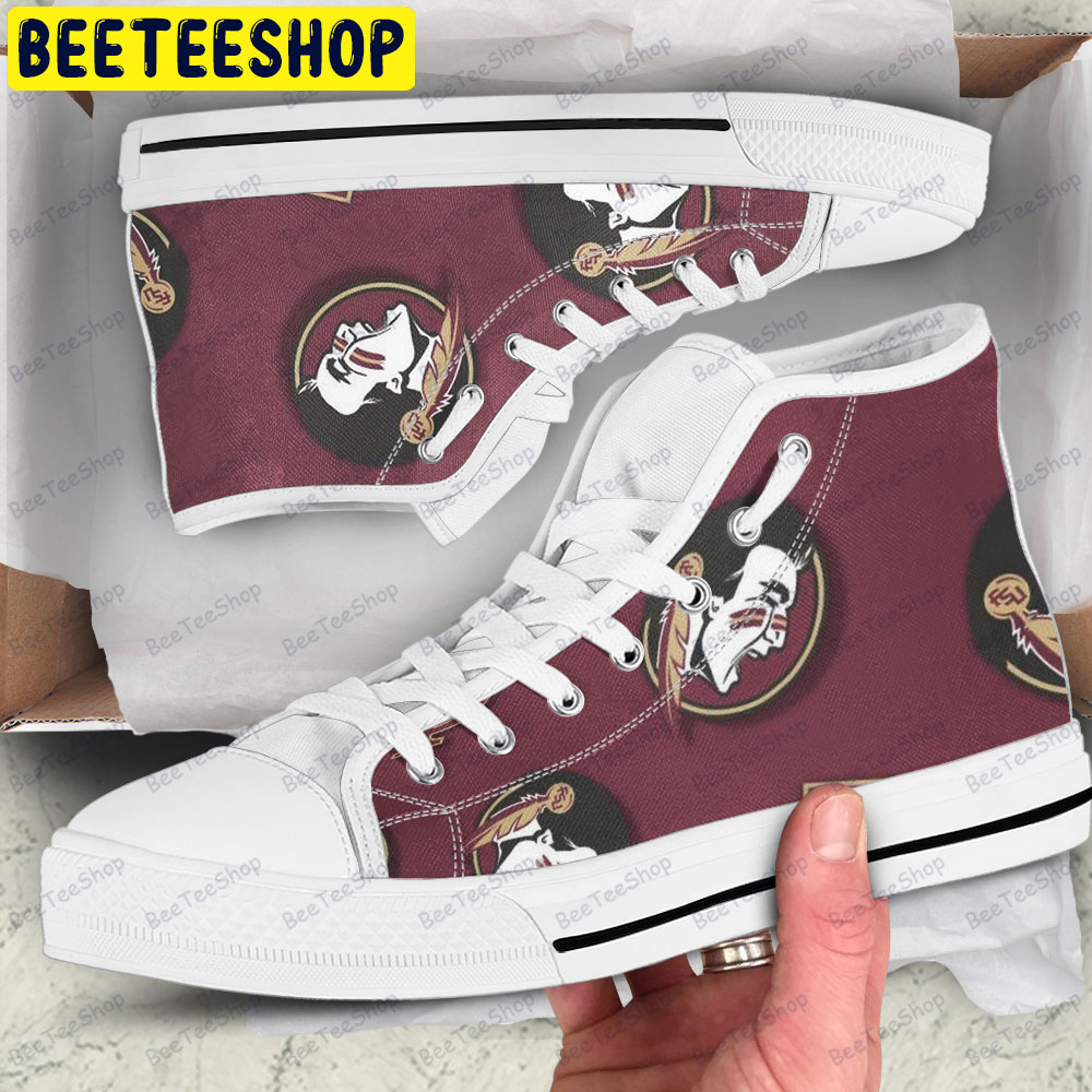 Fsu Seminoles 25 American Sports Teams Adults High Top Canvas Shoes Fsu Seminoles 25 American Sports Teams Adults High Top Canvas Shoes