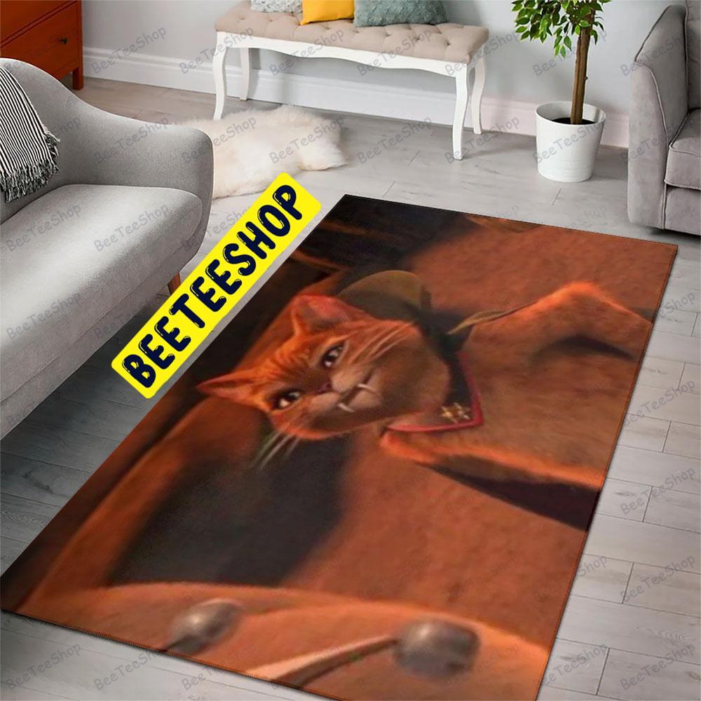Funny Cat Scared Shrekless Halloween Beeteeshop Rug Rectangle Funny Cat Scared Shrekless Halloween Beeteeshop Rug Rectangle