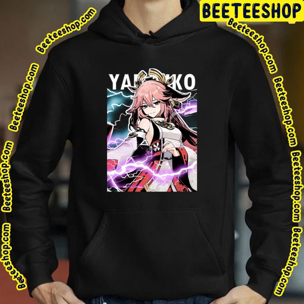 Genshin Impac Miko Beeteeshop Trending Unisex T-Shirt Genshin Impac Miko Beeteeshop Trending Unisex T-Shirt