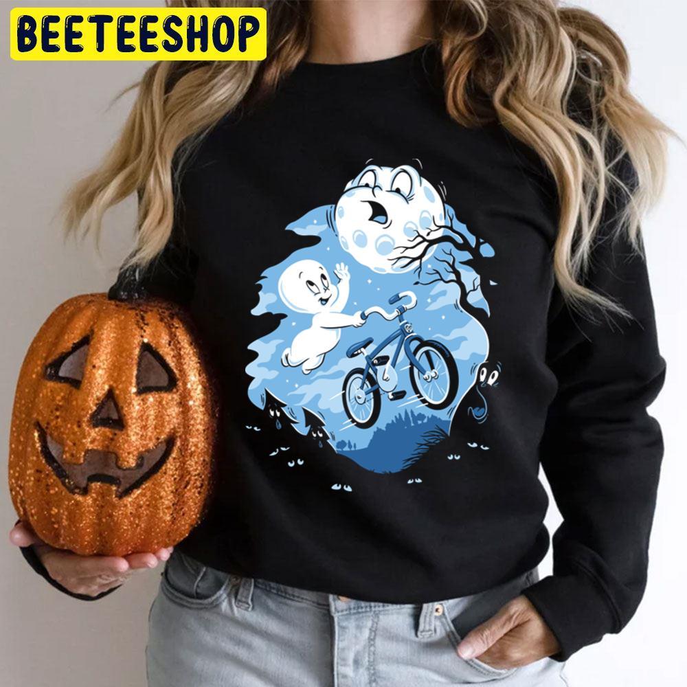 Ghost Rider Casper Happy Halloween Beeteeshop Trending Unisex T-Shirt Ghost Rider Casper Happy Halloween Beeteeshop Trending Unisex T-Shirt