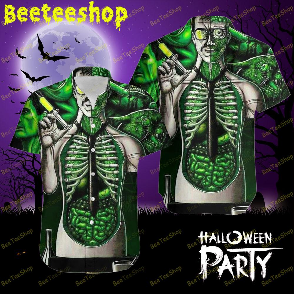 Green Horror Re-Animator Halloween Beeteeshop Hawaii Shirt Green Horror Re-Animator Halloween Beeteeshop Hawaii Shirt