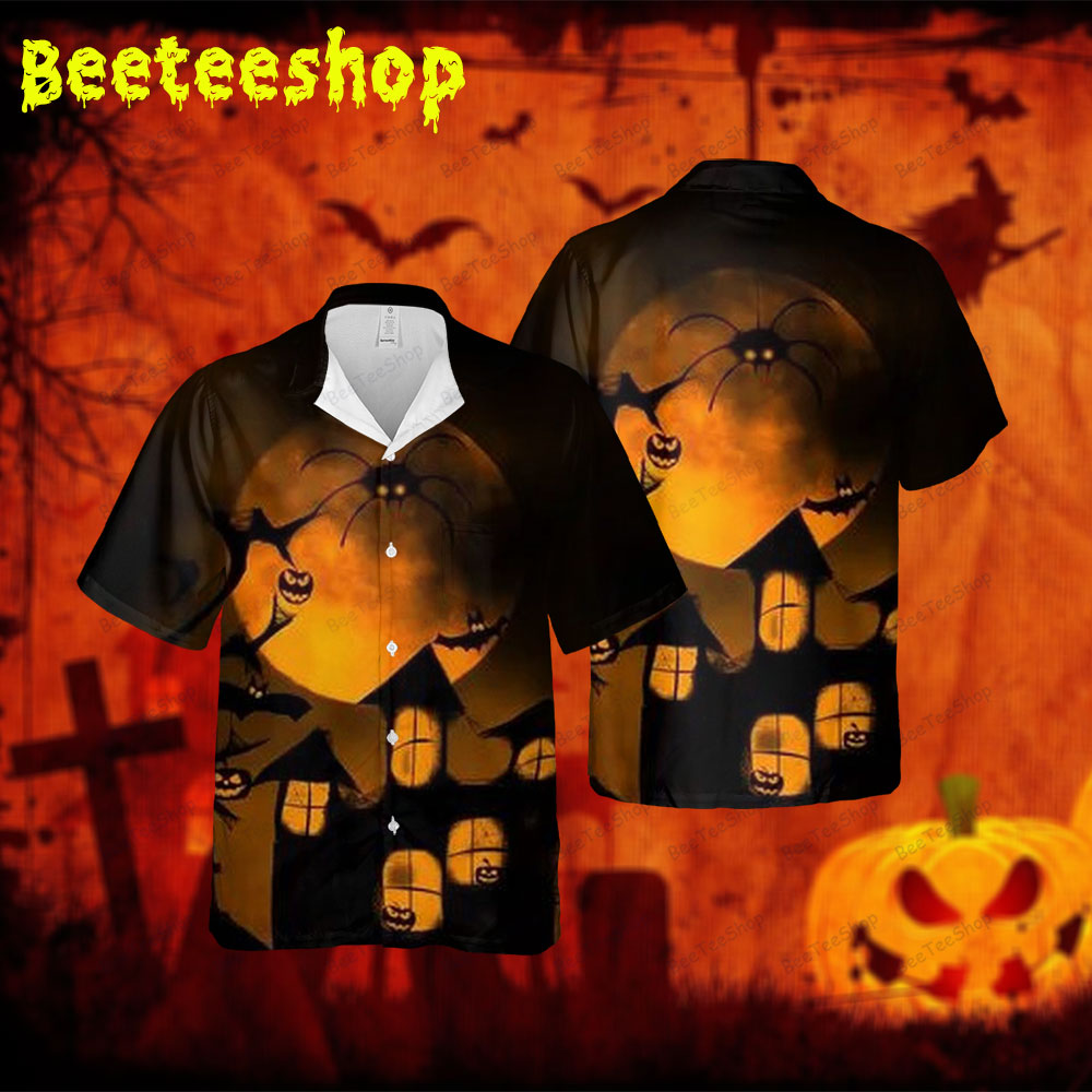 Halloween 387 Spread Collar Hawaii Shirt Halloween 387 Spread Collar Hawaii Shirt