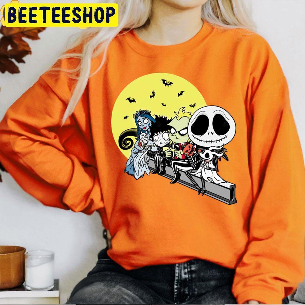 Halloween Atop A Skyscraper Emily Corpse Bride Beeteeshop Trending Unisex T-Shirt Halloween Atop A Skyscraper Emily Corpse Bride Beeteeshop Trending Unisex T-Shirt