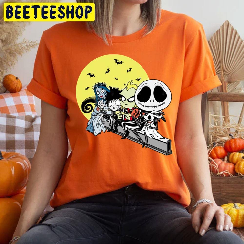 Halloween Atop A Skyscraper Emily Corpse Bride Beeteeshop Trending Unisex T-Shirt Halloween Atop A Skyscraper Emily Corpse Bride Beeteeshop Trending Unisex T-Shirt