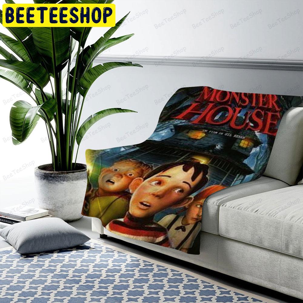 halloween Monster House movie Beeteeshop US Cozy Blanket halloween Monster House movie Beeteeshop US Cozy Blanket