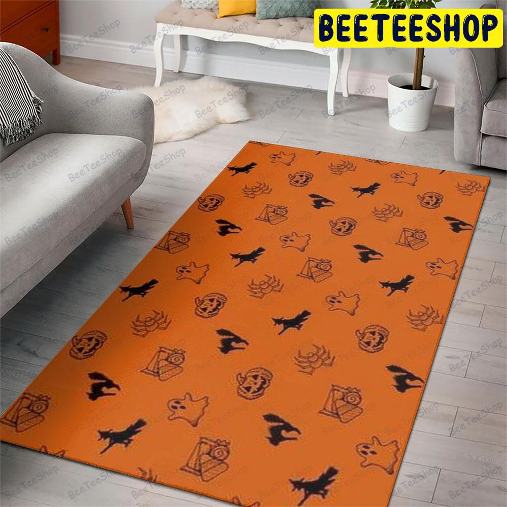 Halloween Pattern 054 Beeteeshop Rug Rectangle Halloween Pattern 054 Beeteeshop Rug Rectangle