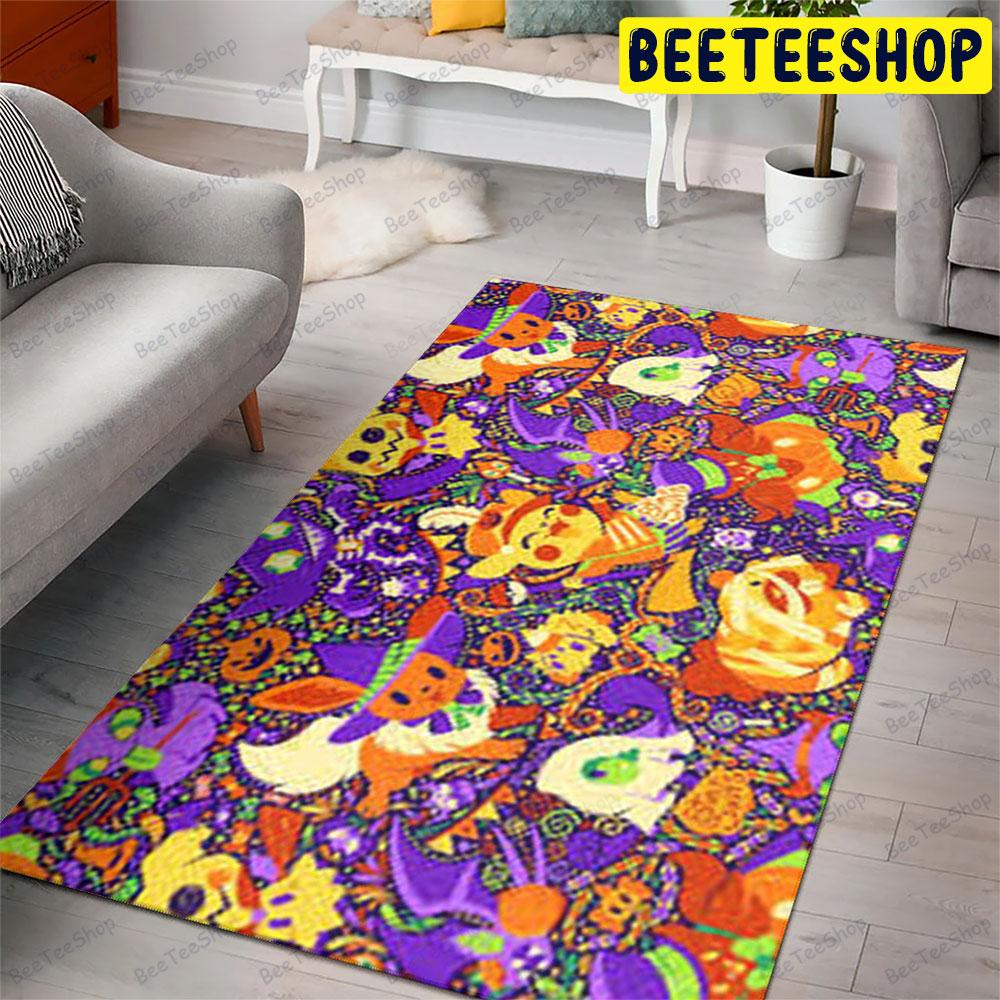 Halloween Pattern 105 Beeteeshop Rug Rectangle Halloween Pattern 105 Beeteeshop Rug Rectangle