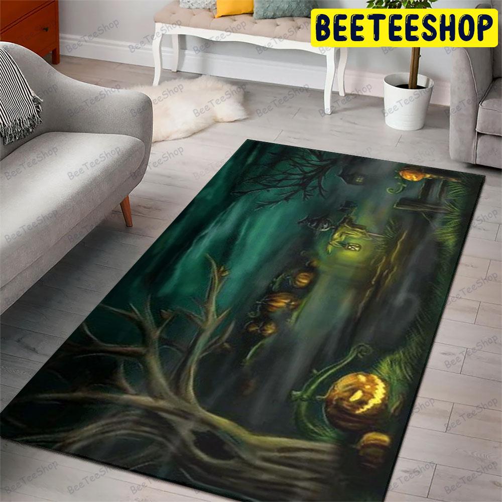 Halloween Pattern 250 Beeteeshop Rug Rectangle Halloween Pattern 250 Beeteeshop Rug Rectangle