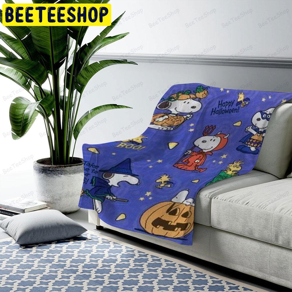 Halloween Snoopy It's The Great Pumpkin Charlie Brown Beeteeshop US Cozy Blanket Halloween Snoopy It's The Great Pumpkin Charlie Brown Beeteeshop US Cozy Blanket