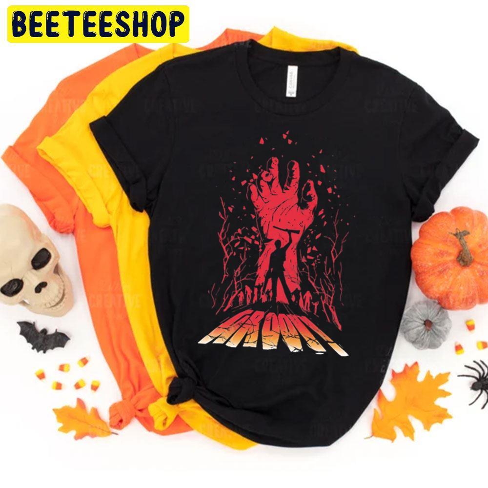 Hand Groovy Ash Vs Evil Dead Happy Halloween Beeteeshop Trending Unisex T-Shirt Hand Groovy Ash Vs Evil Dead Happy Halloween Beeteeshop Trending Unisex T-Shirt