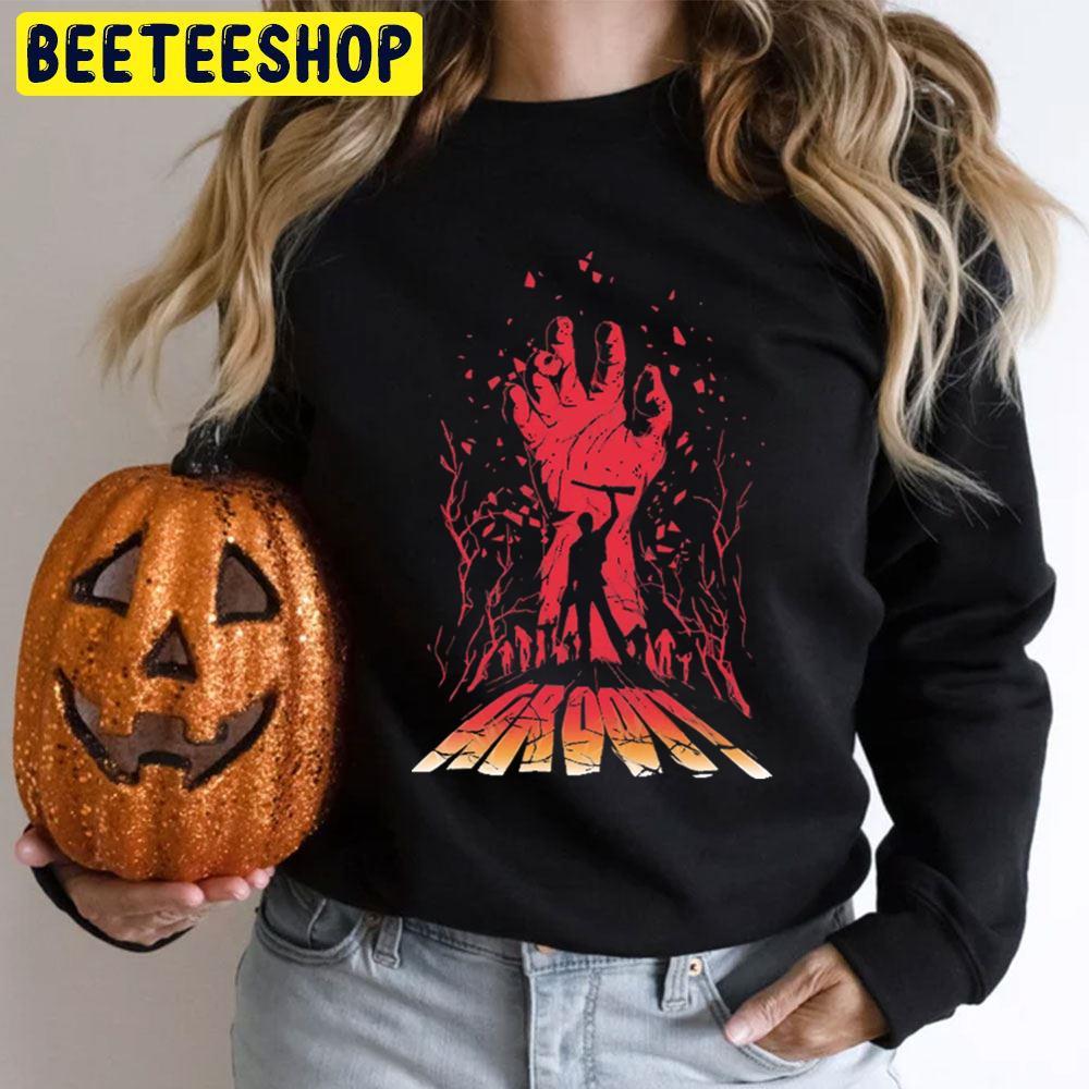 Hand Groovy Ash Vs Evil Dead Happy Halloween Beeteeshop Trending Unisex T-Shirt Hand Groovy Ash Vs Evil Dead Happy Halloween Beeteeshop Trending Unisex T-Shirt
