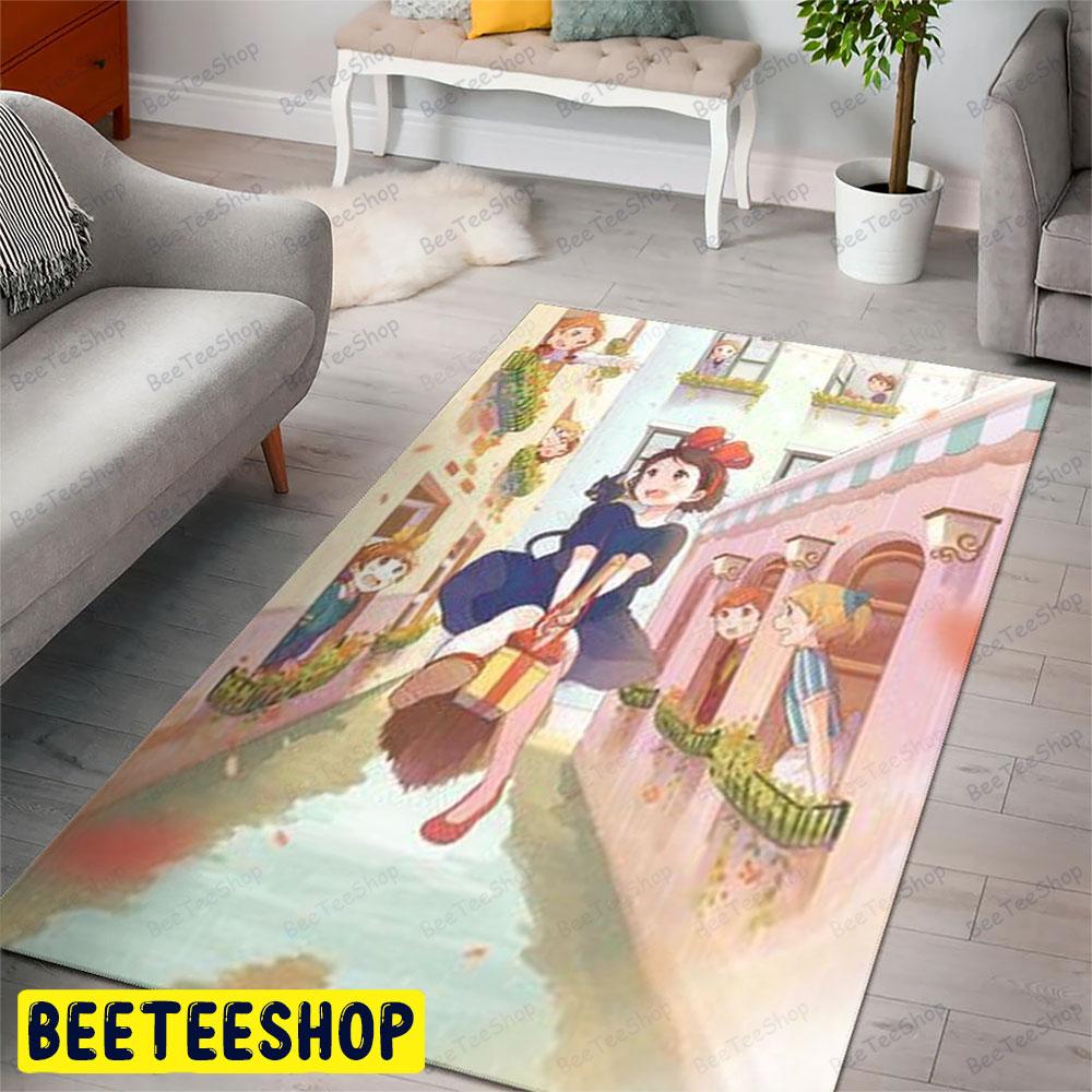 Happy Movie Kiki's Delivery Service Halloween Beeteeshop Rug Rectangle Happy Movie Kiki's Delivery Service Halloween Beeteeshop Rug Rectangle
