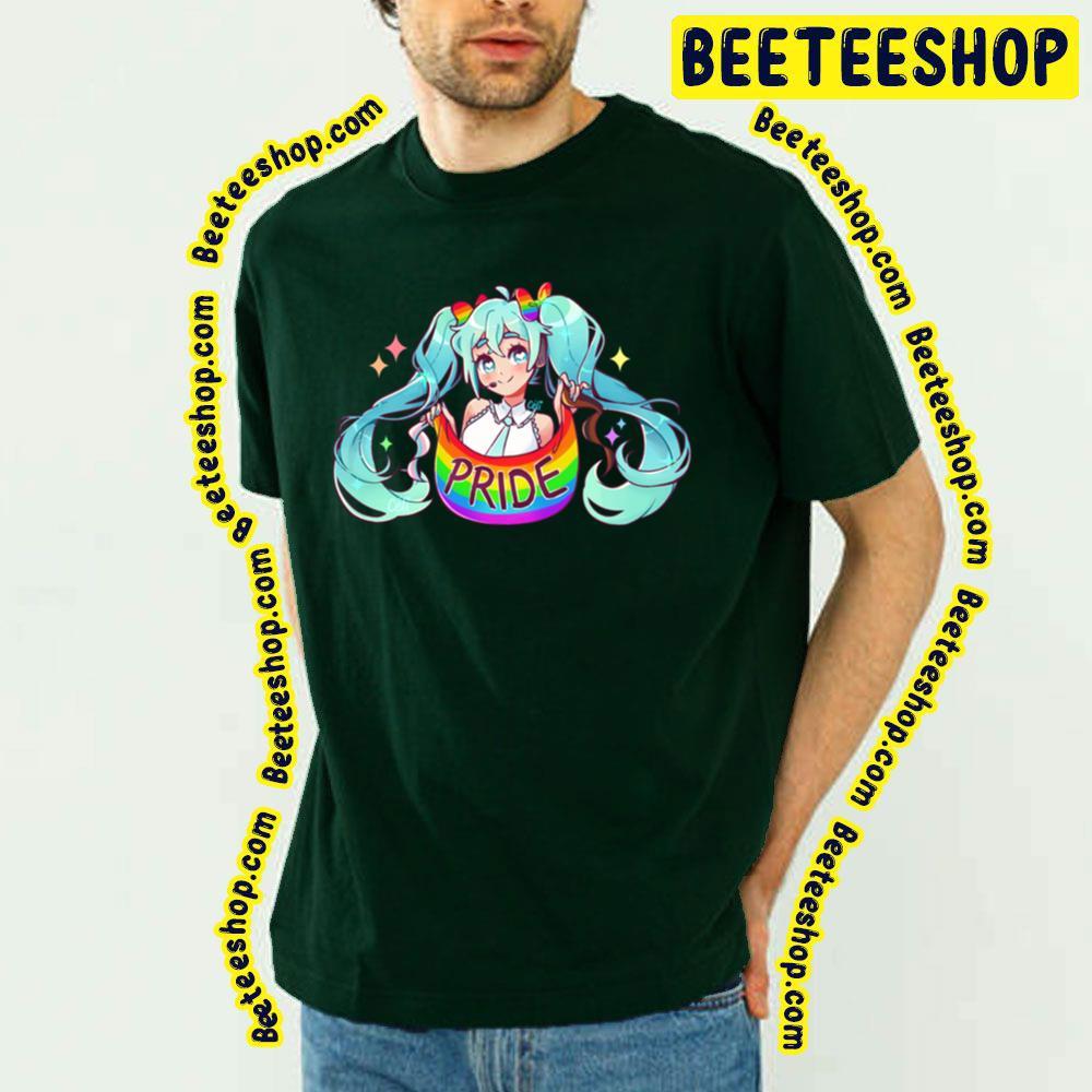 Happy Pride Hatsune Miku Beeteeshop Trending Unisex T-Shirt Happy Pride Hatsune Miku Beeteeshop Trending Unisex T-Shirt