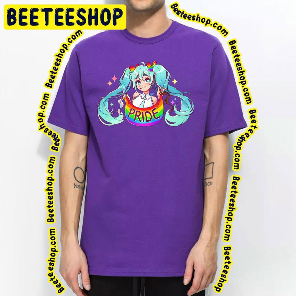 Happy Pride Hatsune Miku Beeteeshop Trending Unisex T-Shirt Happy Pride Hatsune Miku Beeteeshop Trending Unisex T-Shirt